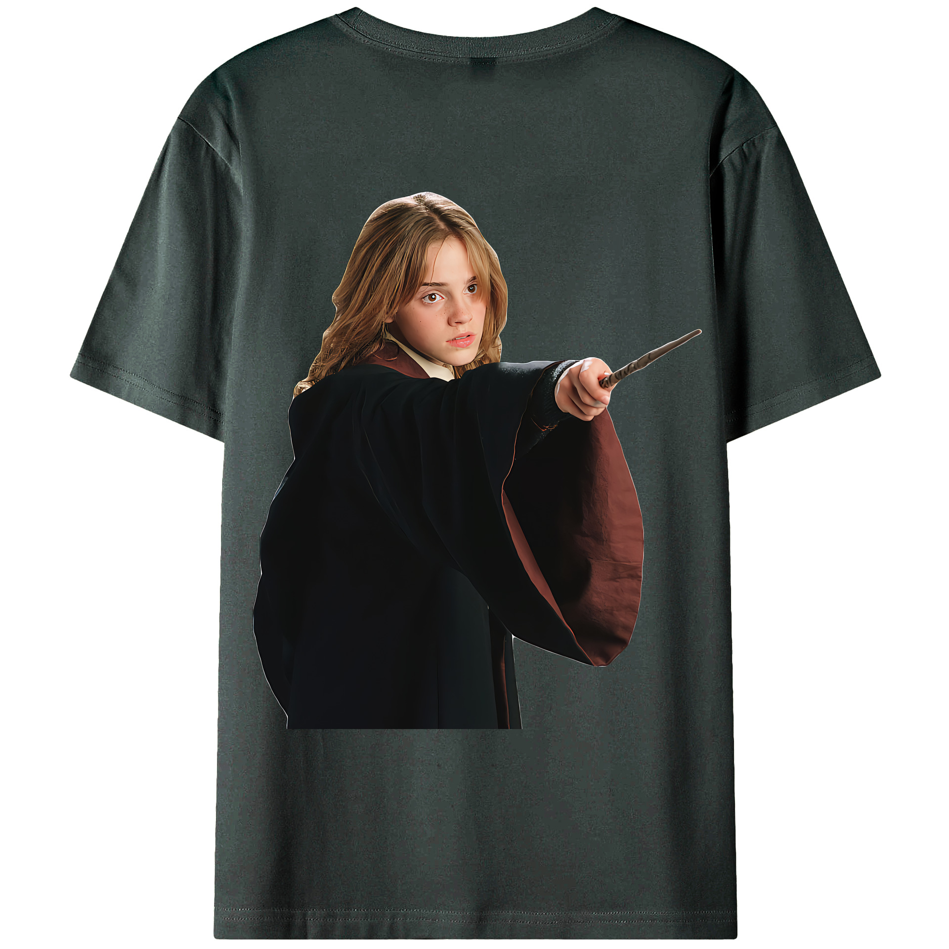 （画像用） Harry Potter ハリー・ポッターシリーズ 綿100％ メンズ半袖Tシャツ（バックプリント） 通気性